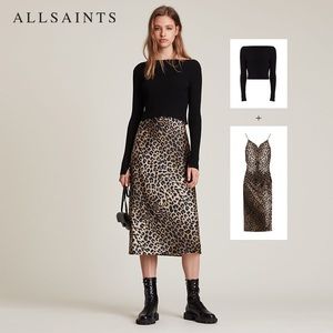 All Saints Hera Leppo 2-piece dress and sweater set